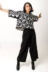 Buy_Ka-Sha_Black Cotton Shrey Solid Wide Pant _at_Aza_Fashions