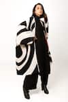 Buy_Ka-Sha_Black Kora Cotton Front Open Moma Oversized Jacket _Online_at_Aza_Fashions