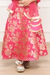 Pinkcow designs pvt ltd Pink Brocade, Crepe, Lace, Net Sequins, Lullaby Lane Floral Lehenga Blouse Set Online at Aza Fashions Pinkcow designs pvt ltd_Pink Brocade, Crepe, Lace, Net Sequins, Lullaby Lane Floral Lehenga Blouse Set _Online_at_Aza_Fashions