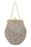 Shop_The Leather Garden_Gold Zari Bikaner Embroidered Potli Bag _at_Aza_Fashions