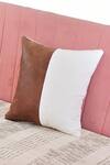 Buy_Throwpillow_Brown Cotton Colorblock Cushion Cover_at_Aza_Fashions