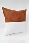 Buy_Throwpillow_Brown Cotton Colorblock Cushion Cover_Online_at_Aza_Fashions