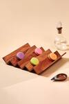 Buy Tessera Acacia Wood Zig Zag Tray Set Of 2 at Aza Fashions Buy_Tessera_Acacia Wood Zig Zag Tray Set Of 2_at_Aza_Fashions