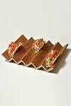 Tessera Acacia Wood Zig Zag Tray Set Of 2 Online at Aza Fashions Tessera_Acacia Wood Zig Zag Tray Set Of 2_Online_at_Aza_Fashions
