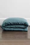 Shop_Thread Connect_Green Pure Linen Plain Natural Duvet Cover Bedsheet Set_at_Aza_Fashions