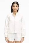 Terra Luna Ivory 100% Organic Handloom Cotton Plain Octan Astro Sheen Jacket Online at Aza Fashions Terra Luna_Ivory 100% Organic Handloom Cotton Plain Octan Astro Sheen Jacket _Online_at_Aza_Fashions