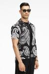 Buy Terra Luna Black Cotton Palawan Paisley Print Shirt Online at Aza Fashions Buy_Terra Luna_Black Cotton Palawan Paisley Print Shirt _Online_at_Aza_Fashions