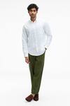 Buy_Terra Luna_White Pacha Organic Handloom Oxford Cotton Shirt_at_Aza_Fashions