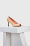 Buy Oroh Beige Embroidery Genuine Leather Peep Toe Heels Online at Aza Fashions Buy_Oroh_Beige Embroidery Genuine Leather Peep Toe Heels _Online_at_Aza_Fashions