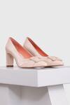 Buy_Oroh_Pink Buckles Majorca Leather Pump Heels _at_Aza_Fashions
