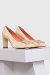Buy_Oroh_Off White Buckles Majorca Square Toe Pump Heels _at_Aza_Fashions