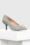 Buy Oroh Grey Crystals, Rhinestones Marbella Leather Stone Embellished Pumps Online at Aza Fashions Buy_Oroh_Grey Crystals, Rhinestones Marbella Leather Stone Embellished Pumps _Online_at_Aza_Fashions