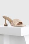 Buy_Oroh_Beige Paterna Leather Basket Weave Sandals_Online_at_Aza_Fashions