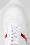 Oroh_White Palencia Shimmer Color Block Sneakers_at_Aza_Fashions
