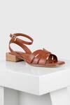 Buy Oroh Brown Lieda Premium Leather Buckle Strap Sandals at Aza Fashions Buy_Oroh_Brown Lieda Premium Leather Buckle Strap Sandals _at_Aza_Fashions