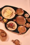 Buy_Tessera_Brown Natural Wood Tapas Small Spoons Set Of 12_Online_at_Aza_Fashions