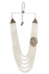 Buy_Cosa Nostraa_White Lion Pendant Of Judah Mala _Online_at_Aza_Fashions