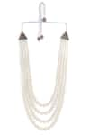 Buy_Cosa Nostraa_White Jade Stones Vintage Layered Beaded Mala _Online_at_Aza_Fashions