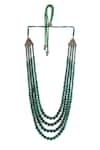 Buy_Cosa Nostraa_Green Gemstones Embellished Mala _Online_at_Aza_Fashions