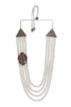 Buy_Cosa Nostraa_White Radha And Krishna Pendant Mala _Online_at_Aza_Fashions