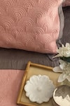 Buy_Sadyaska_Peach 300tc Cotton Quilted Reversible Bedsheet Set_Online_at_Aza_Fashions