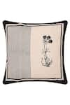 Shop_Inheritance India_Black Cotton Print Hand Block Cushion Cover- Set Of 4 _at_Aza_Fashions