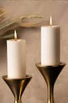 Buy_S.G. Home_Gold Metal Sierra Candle Holder - Set Of 2 _Online_at_Aza_Fashions