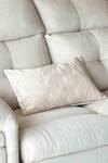 Buy_Mason Home_White Cotton Embroidery Leaf Dori Lumbar Cushion_at_Aza_Fashions