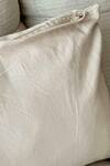 Shop_Mason Home_White Cotton Embroidery Leaf Dori Lumbar Cushion_at_Aza_Fashions