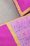 Buy_Inheritance India_Pink 100% Cotton Hand Block Printed Pata Cushion Covers - Set Of 4_Online_at_Aza_Fashions