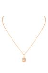 Shop_Sica Jewellery_Yellow Moissanite Polki Embellished Hexagon Pendant Necklace _at_Aza_Fashions