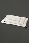 Shop_Ritu Kumar_White Cotton Linen Table Cloth Single Pc _at_Aza_Fashions