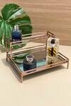 Buy_Mason Home_Pink Iron + Mirror Milan Two Tiered Vanity Tray_at_Aza_Fashions