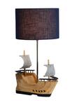 Shop_Pinch Of Pretty_Wooden Ship Table Lamp_at_Aza_Fashions