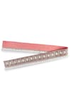 Shop_MODARTA_White Swarovski Crystals And Pearls & Embroidered Belt _Online_at_Aza_Fashions