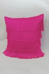 Throwpillow_Pink Cotton Fringe Cushion Cover_Online_at_Aza_Fashions