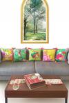 Buy_Oris Root_Multi Color Printed Bagh E Erum Abeer Floral Cushion Cover Set Of 5_at_Aza_Fashions