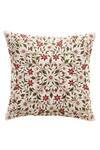 Shop_Nakul Sen_White Linen Embroidered Cushion Cover With Filler Single Pc _at_Aza_Fashions