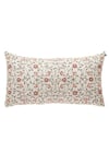 Shop_Nakul Sen_White Chanderi Embroidered Cushion Cover With Filler Single Pc _at_Aza_Fashions