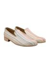 Buy_PAKO_Multi Color Textured Neil Stripe Shoes _at_Aza_Fashions