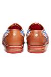 Buy_Banjaaran Studio_Multi Color Patola Brogue Leather Shoes _Online_at_Aza_Fashions