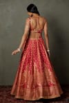 Shop_RI.Ritu Kumar_Silk Dupion</i><li>color Aari Hand Embroidered Bridal Lehenga Set _at_Aza_Fashions