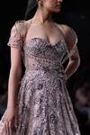 Shop_Dolly J_Pink Tissue Crystals, Pearls Sweetheart Neck Aris Metallic Embroidered Gown _Online_at_Aza_Fashions