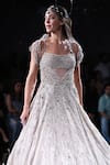 Dolly J_Ivory Tissue Athena Crystal Embroidered Gown _Online_at_Aza_Fashions