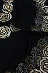 Buy_MAULI CASHMERE_Black Embroidered Rose Stole_Online_at_Aza_Fashions
