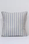 Buy_Linen Bloom_Beige 100% Pure Linen Stripe Pattern Color Block Cushion _at_Aza_Fashions