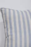 Linen Bloom_Beige 100% Pure Linen Stripe Pattern Color Block Cushion _Online_at_Aza_Fashions