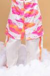 Buy_Little Shiro_Off White 100% Cotton Satin Embroidery Stars Be Your Own Sunshine Kurta Set _Online_at_Aza_Fashions