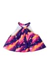 Shop_Little Shiro_Purple 100% Cotton Satin Print Is The Limit Magic Lehenga Blouse Set _Online_at_Aza_Fashions