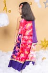 Shop_Little Shiro_Purple 100% Cotton Satin Print Is The Limit Magic Lehenga Blouse Set _at_Aza_Fashions